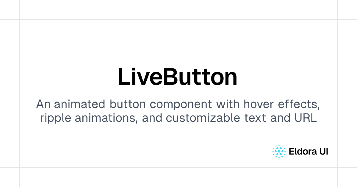 LiveButton | React Components & Templates